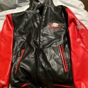 Rare betty boop leather jacket